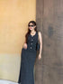 Classy Button Down Peplum Tops With A-Line Skirts Sets